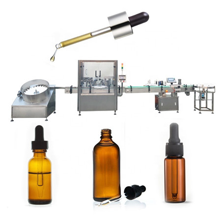 Line Produksi Mesin Pengisi Tetes Mata Otomatis 30ml e botol minyak wangi wangi tetes mata ngisi pabrik mesin capping