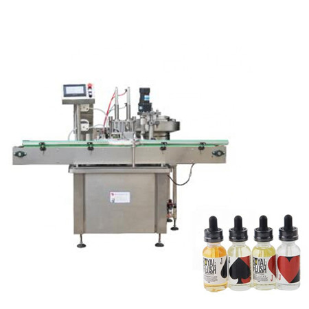 Jaminan kualitas mesin mesin penumatic manual vial kanggo cairan sterilisasi