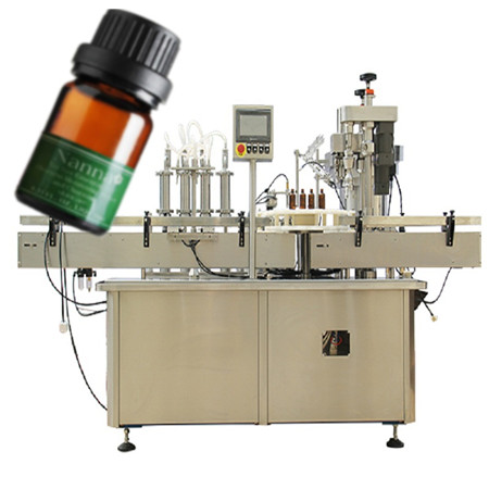 10ml 15ml 30ml 50ml botol minyak sing ngisi pabrik mesin capping kanggo mesin botol vial